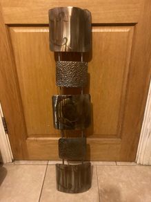 handmade metal wall hanging postage Available