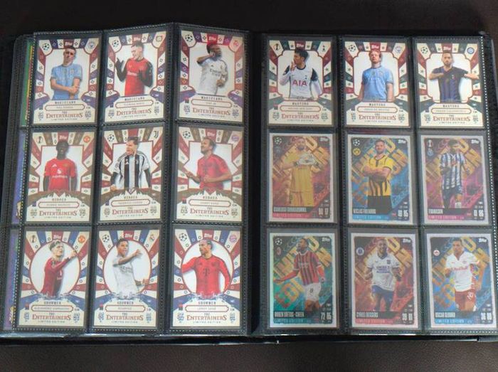 Football Cards Golden ballers limited Editions Topps chrome Merlin & Many more