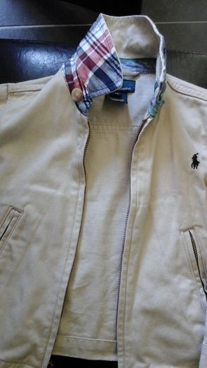 Ralph Lauren. .Boys Beige Jacket "As New" (size 2-3yrs)