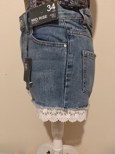 Denim Shorts, New With Tags