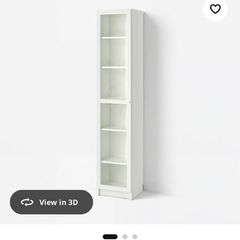 ikea billy with glass door