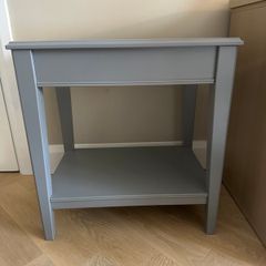 Side Table Ikea Liatorp grey/glass