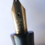 Vintage PARKER Duofold Lucky Curve Lapis Lazuli Blue FOUNTAIN PEN (works well) Image 6
