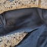 vintage black figured jacket fur collar Image 5