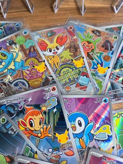 Complete First Partner Illustration Collection - All 9 starter trios NM