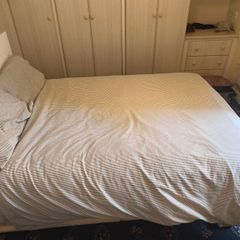 Duvet cover, 2 pillow, 2pillow covers and fitted sheet