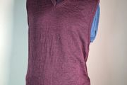 mens MAERZ Muenchen 100 virgin wool pullover vest gilet jumper sweater Size  medium EU 52 purple