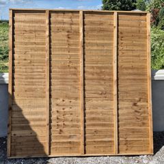 9 shiplap fence panels 6'x6' NEW