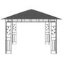 Gazebo with Mosquito Net and String Lights 3x3x2.73 m Anthracite 180 g/sq.m Image 6