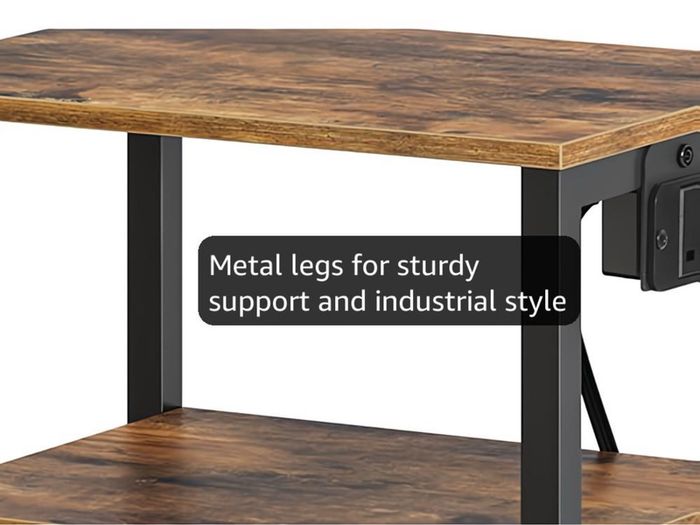 Bedside Tables with Charging Station