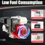 7.5HP OHV 4-Stroke Gas Engine 212CC Air-Cooled High Power Low Fuel Consumption Durable Black Engine for Generators &Go-Karts Image 4