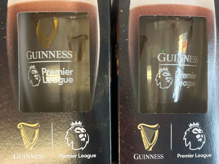Birra Moretti Sale di mare guinness BLUE moon Pint Glass Beer Limited edition Heineken Stella Bavaria Pint Glasses Beer Heineken carlsberg Pint beer Glass brand new with box