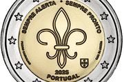 Portugal 2 Euro Commemorative Coin 2025 - Worldwide Scouting. Uncirculated.