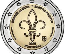 Portugal 2 Euro Commemorative Coin 2025 - Worldwide Scouting. Uncirculated.