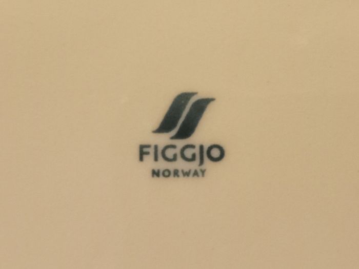Figgjo Norway Semi-Deep Plate / Pasta Bowl Set of 2 (30cm wide, 3.9cm high, 600ml volume)