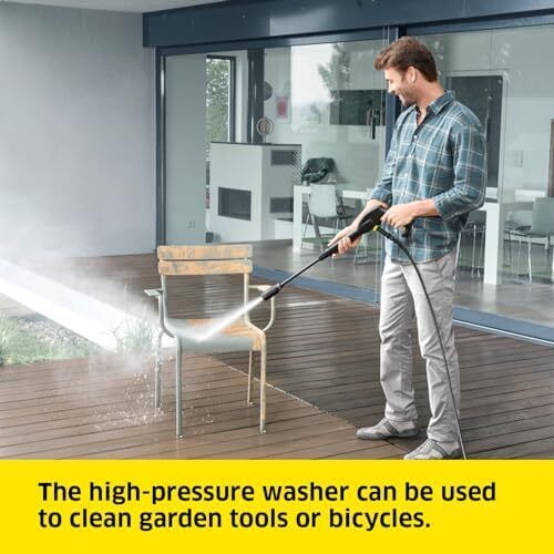 Karcher K 2 Power Control Home pressure washer, pressure: max. 110 bar, flow rate: 360 l/h, area: 20 msq/h, water filter, weight: 4.0 kg, high-pressure gun, dirt blaster, spray lance