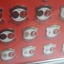 Liverpool European Cup winners1981 badge set Image 3