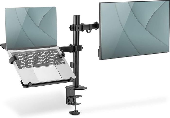 Monitor Holder with Laptop Mount