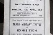 Army V Ireland Programme 1945