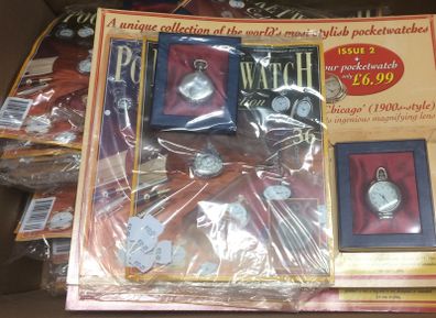 Pocket Watch Partworks Collection complete with watches