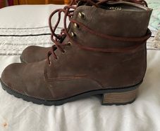 Pair of Wendel Ankle Boots  Size 40,  Brown Suede