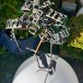 Brutalist metal sculpture, artist unknown, D18 Image 6