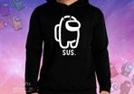 Among Us SUSPECT Hoodies, Imposter Hoodie, Among Us Sweatshirt, Gamer Hoodies for Kids, Xmas Birthday Among Us Gift for Friend
