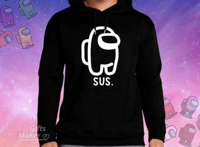 Among Us SUSPECT Hoodies, Imposter Hoodie, Among Us Sweatshirt, Gamer Hoodies for Kids, Xmas Birthday Among Us Gift for Friend