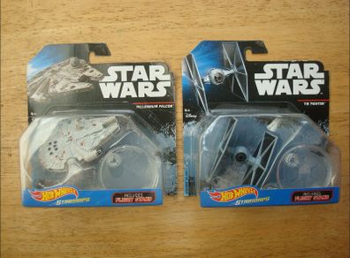 Hot Wheels - Star Wars Millennium Falcon and Tie Fighter - 2014
