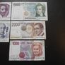 Italy: 5 Notes: 50000l+10000l+5000l+2000l+1000l (1984-1992) Nice Condition! Image 3
