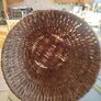 Vintage Rattan Basket Bowl Image 9