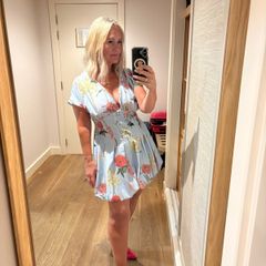 asos mini floral dress
