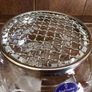 Royal Doulton Hand Cut Etched Glass Crystal Rose/Posy Bowl Image 3