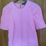 Light Pink Leg of Mutton Short Puff Sleeve Top size 34 Image 3