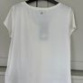 Luxury brand Maxmara rich cream coloured top/tee shirt BRAND NEW Image 10
