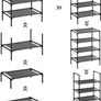 4-Tier Shoe Rack, Metal Frame, Non-woven Fabric Shelves for Hallway, Bedroom, Living Room Image 3