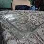 Vintage arcoroc french ribbed glass  butterdish Image 3