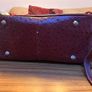 Oxblood Ostrich Leather Bag Image 2
