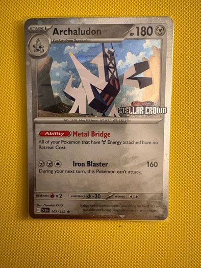 Archaludon (SEALED)- 107/142 (Stellar Crown Stamp)