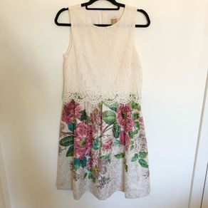 Oasis by Museum of Royal Worcester floral dress
