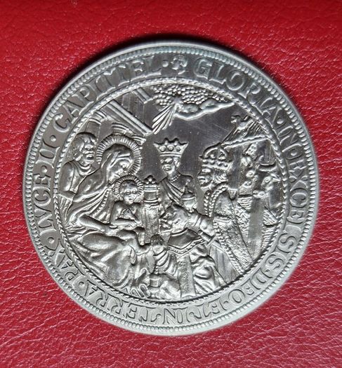 1976 Germany Aachen - Christmas Silver Thaler -Very Rare Piece