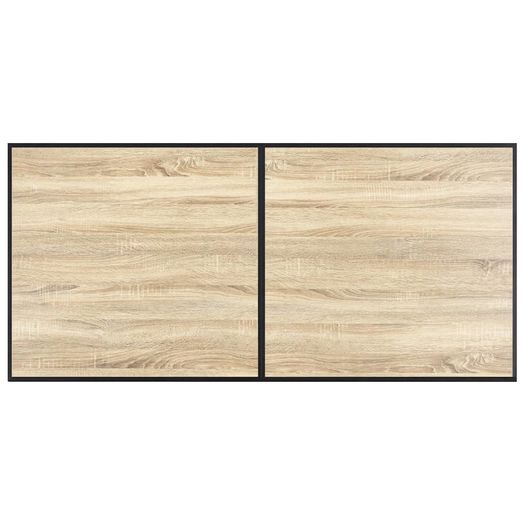 Dining Table Oak 160x80x75 cm MDF