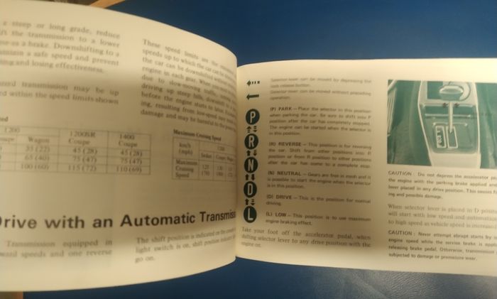 Toyota Corolla Owner's Manual 1976