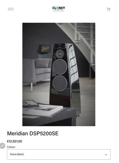 High End Audiophile Quality Meridian DSP5000 Digital Active Speakers Fully active DSP Floorstanders 7k New