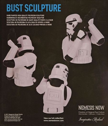 Nemesis Now Star Wars Stormtrooper Bust 30.5cm