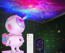Astronaut Galaxy Projector,Space Star Projector,Galaxy Night Light with Remote and App Control 360 Adjustable,Ceiling Projector for Kids Bedroom,Christmas,Birthdays,Valentines Day