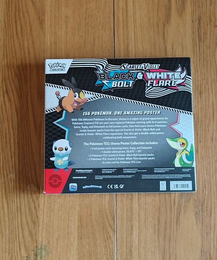 Pokemon TCG: Black Bolt & White Flare Unova Poster Collection