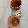 x3 Large Terracotta pots x2 Small ceramics pots Image 6