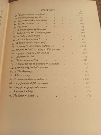 Rare Find 1936 The Psalms. A Sudy of the Vulgate Psalter in the Light of the Hebrew Text. Religious. Vintage.
