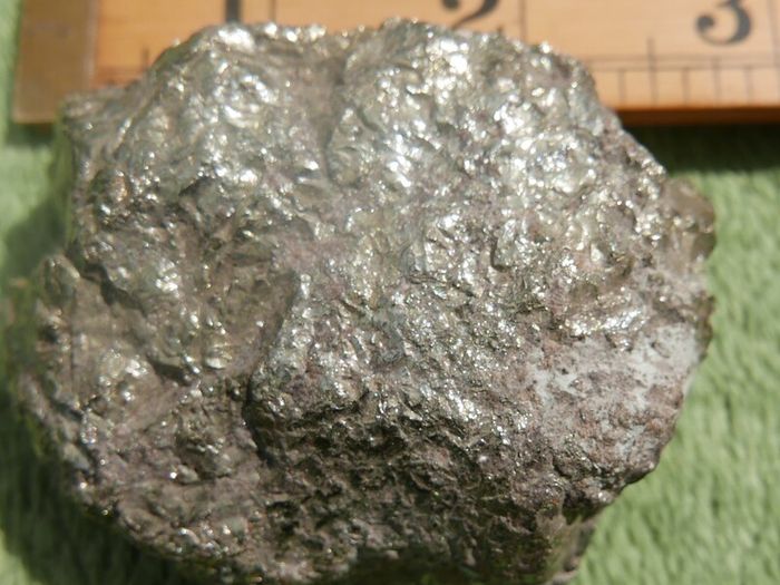 Golden Pyrite Crystal Cluster